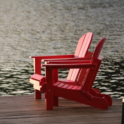 Adriondack Chairs on Lake